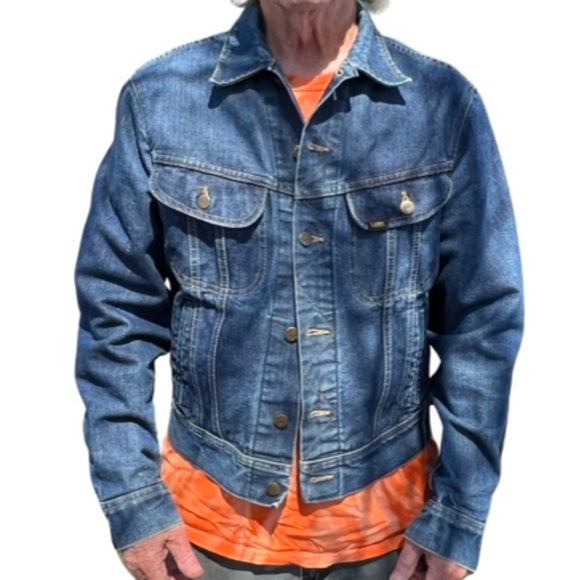 🚫SOLD! VINTAGE |•LEE•| Lee Riders Denim Relaxed Fit Trucker Jean Jacket - Picture 6 of 16